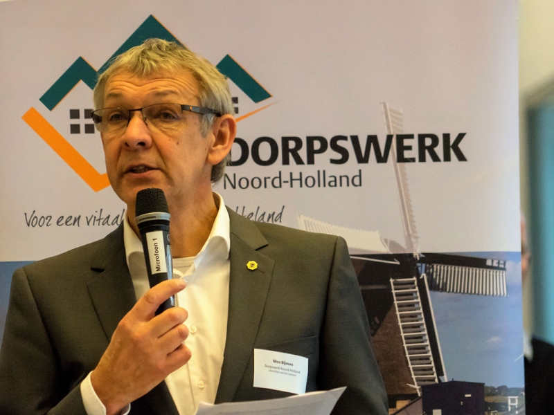 Voorzitter Dorpswerk Noord-Holland Nico Bijman